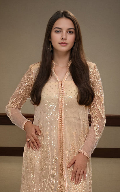 Threads and Motifs | Formal Dresses 25 | Net Embroidered Jacket