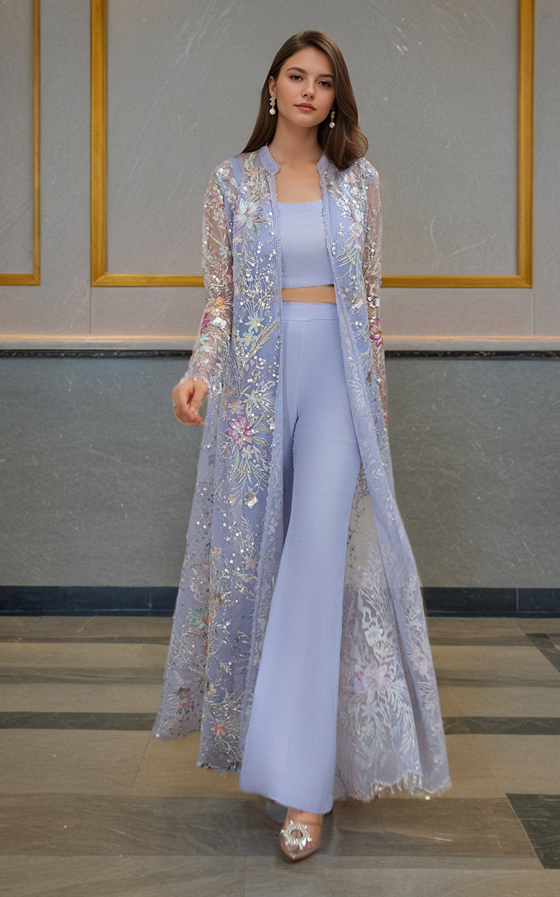 Threads and Motifs | Formal Dresses 25 | Net Embroidered Jacket