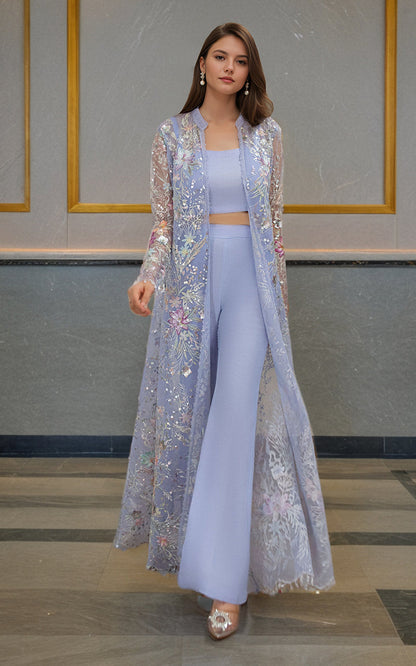 Threads and Motifs | Formal Dresses 25 | Net Embroidered Jacket