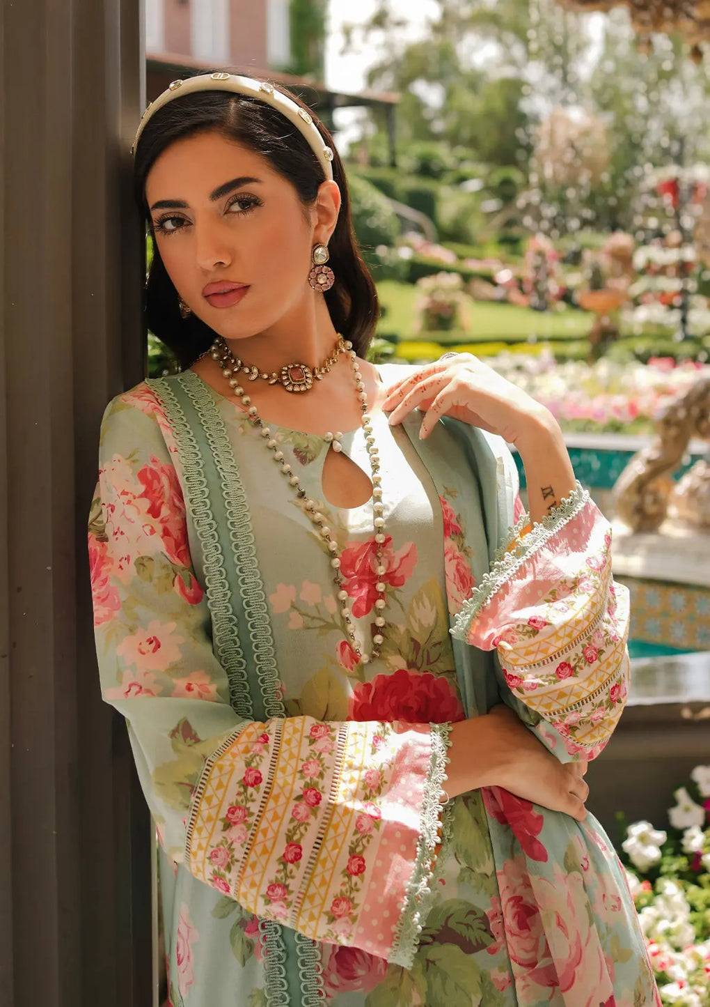 Elaf Premium | Printed Collection 24 | EEP-01A - Frostie - Pakistani Designer Dress - by Elaf Premium | Type: Casuals - 100% Original at Saira Sultan