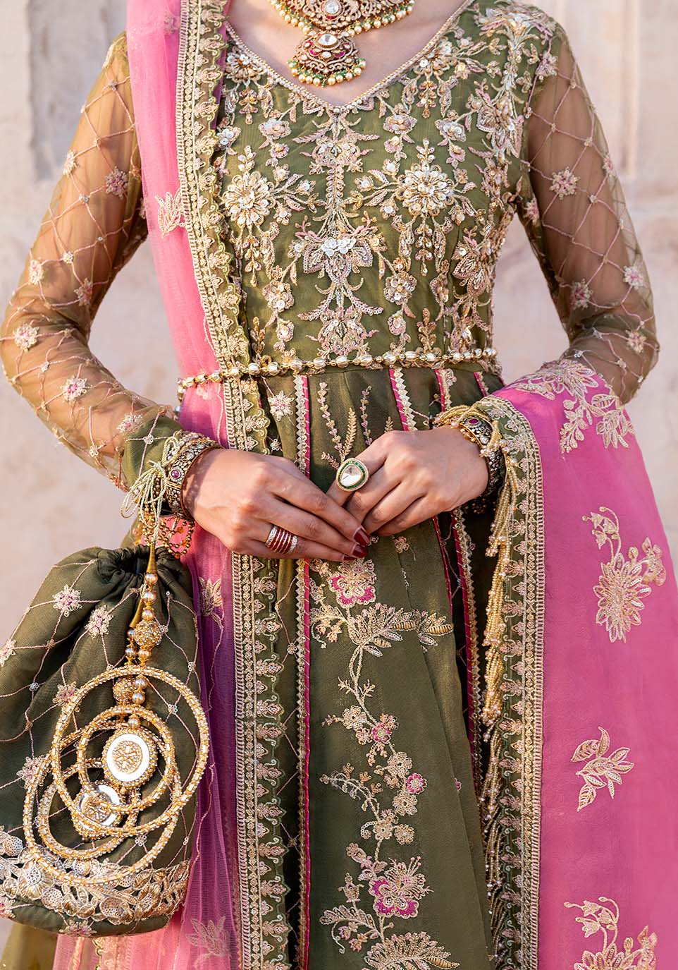 Zarqash | Arzoo Festive Collection | Gulbahar - Pakistani Designer Dress - by Zarqash - Type : Ladies Clothes - 100% Original at Saira Sultan