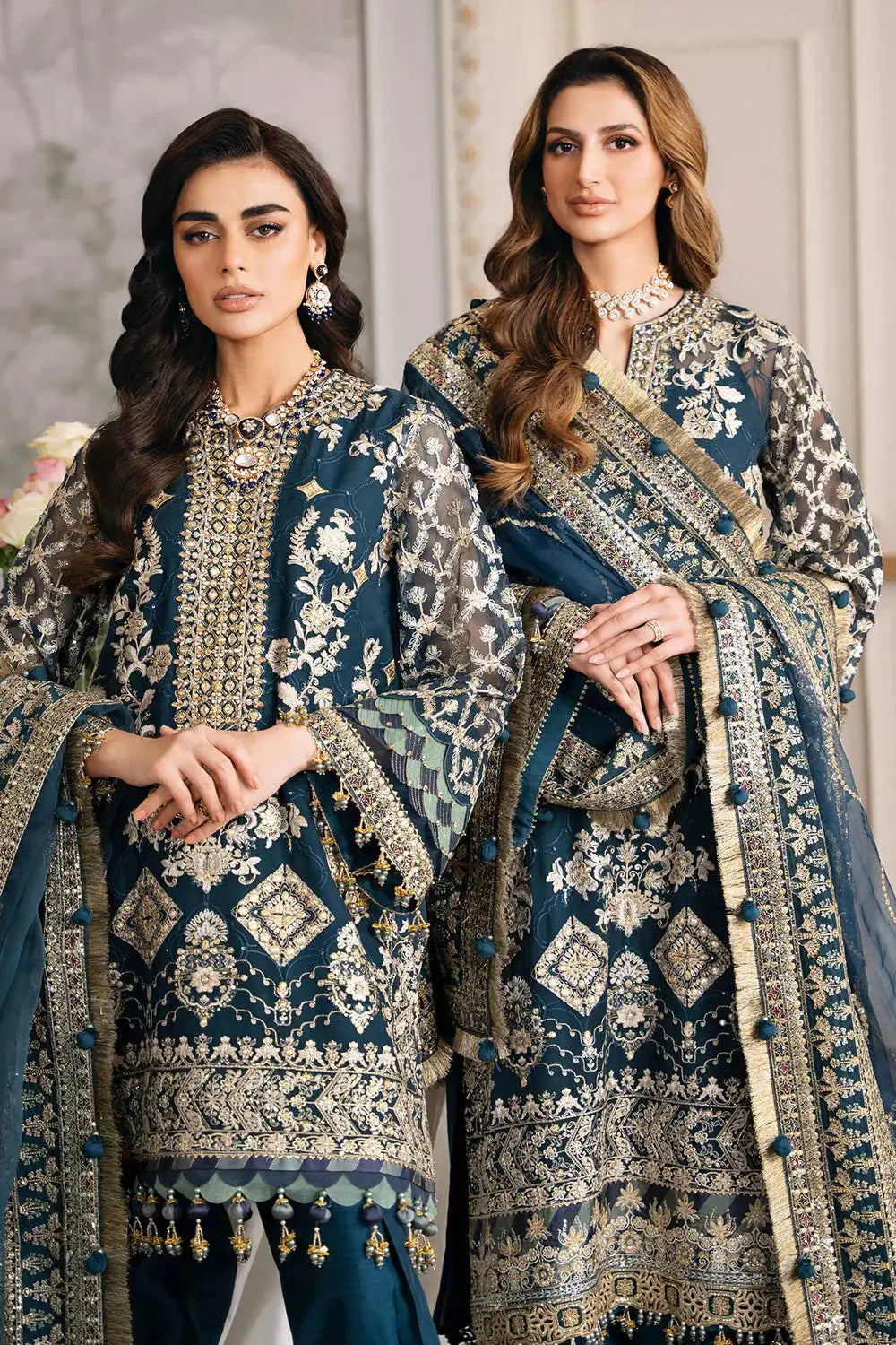 Baroque | Chantelle Embroidered Collection | CH12-01 - Pakistani Designer Dress - by Baroque | Type: Formal - 100% Original at Saira Sultan