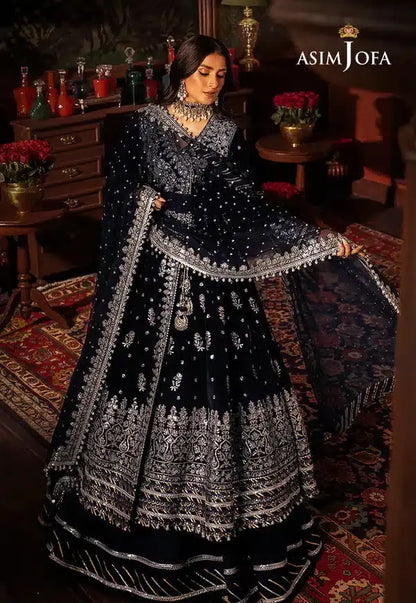 Asim Jofa | Makhmal Wedding Velvet 23 | AJMM-04 - Pakistani Designer Dress - by Asim Jofa | Type: Bridal - 100% Original at Saira Sultan