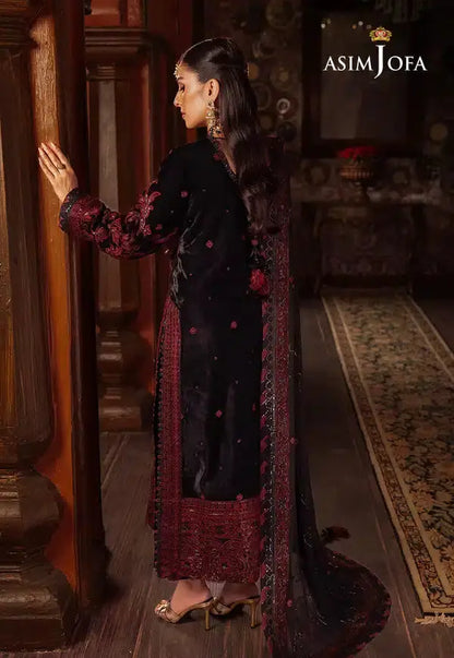 Asim Jofa | Makhmal Wedding Velvet 23 | AJMM-12 - Pakistani Designer Dress - by Asim Jofa | Type: Formal - 100% Original at Saira Sultan