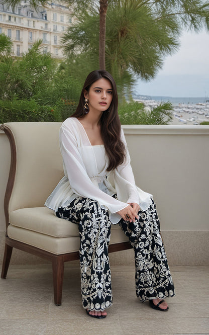 Threads and Motifs | Formal Dresses 25 | Chiffon Top
