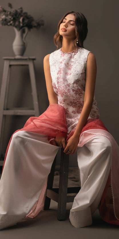 Erum Khan | Beyond Basic | FLORAL ALLURE - Pakistani Designer Dress - by Erum Khan | Type: Ladies Clothes - 100% Original at Saira Sultan