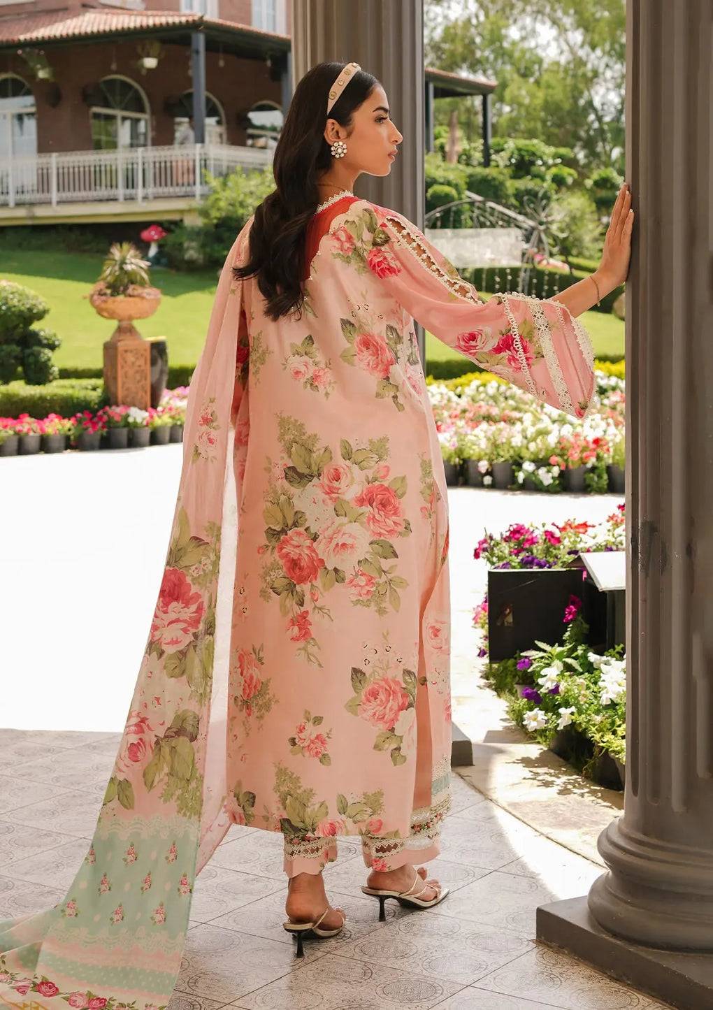 Elaf Premium | Printed Collection 24 | EEP-01B - Petal Pulse - Pakistani Designer Dress - by Elaf Premium | Type: Casuals - 100% Original at Saira Sultan