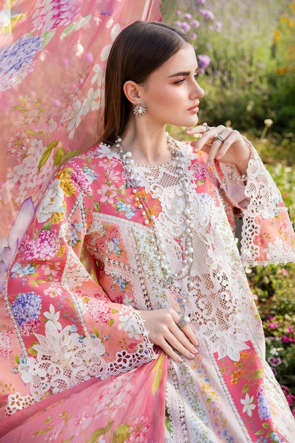 Maria B | M Prints 25 | MPT-2509-B XL Pink Lawn