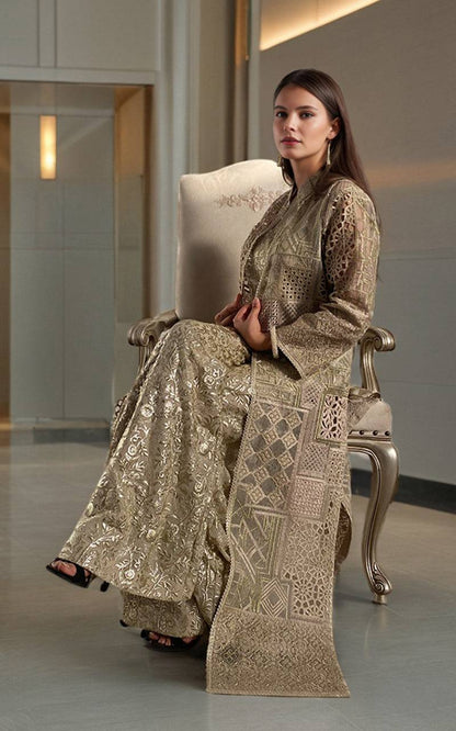 Threads and Motifs | Formal Dresses 25 | Embroidered Jacket With Blouse