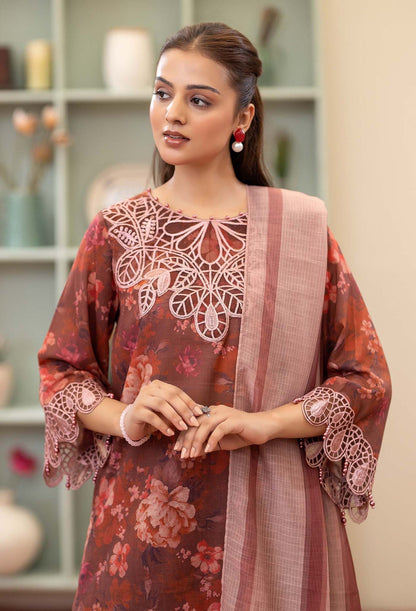 Adans Libas | Prints Eid Edit | 26661 M Dark Brown Lawn