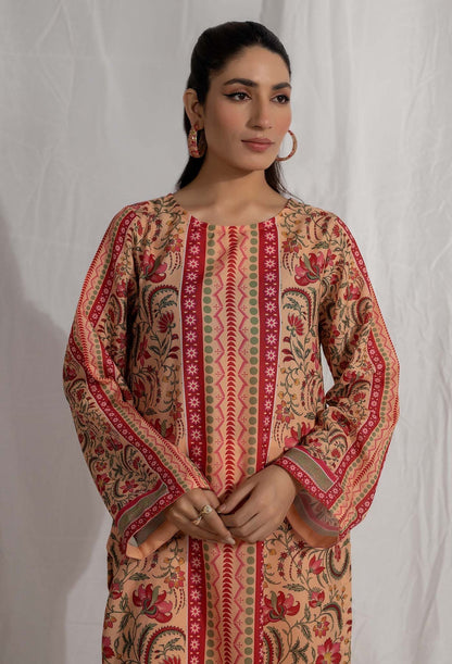 Adans Libas | Co Ords Sets | Co-Ord 6 M Peach Pink Lawn