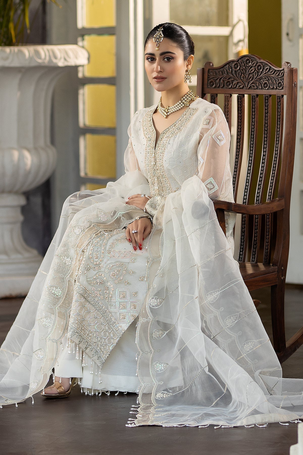 Raeesa Premium | Dehleez Formals | DL-1021 Nigah - Pakistani Designer Dress - by Raeesa Premium | Type: Formal - 100% Original at Saira Sultan