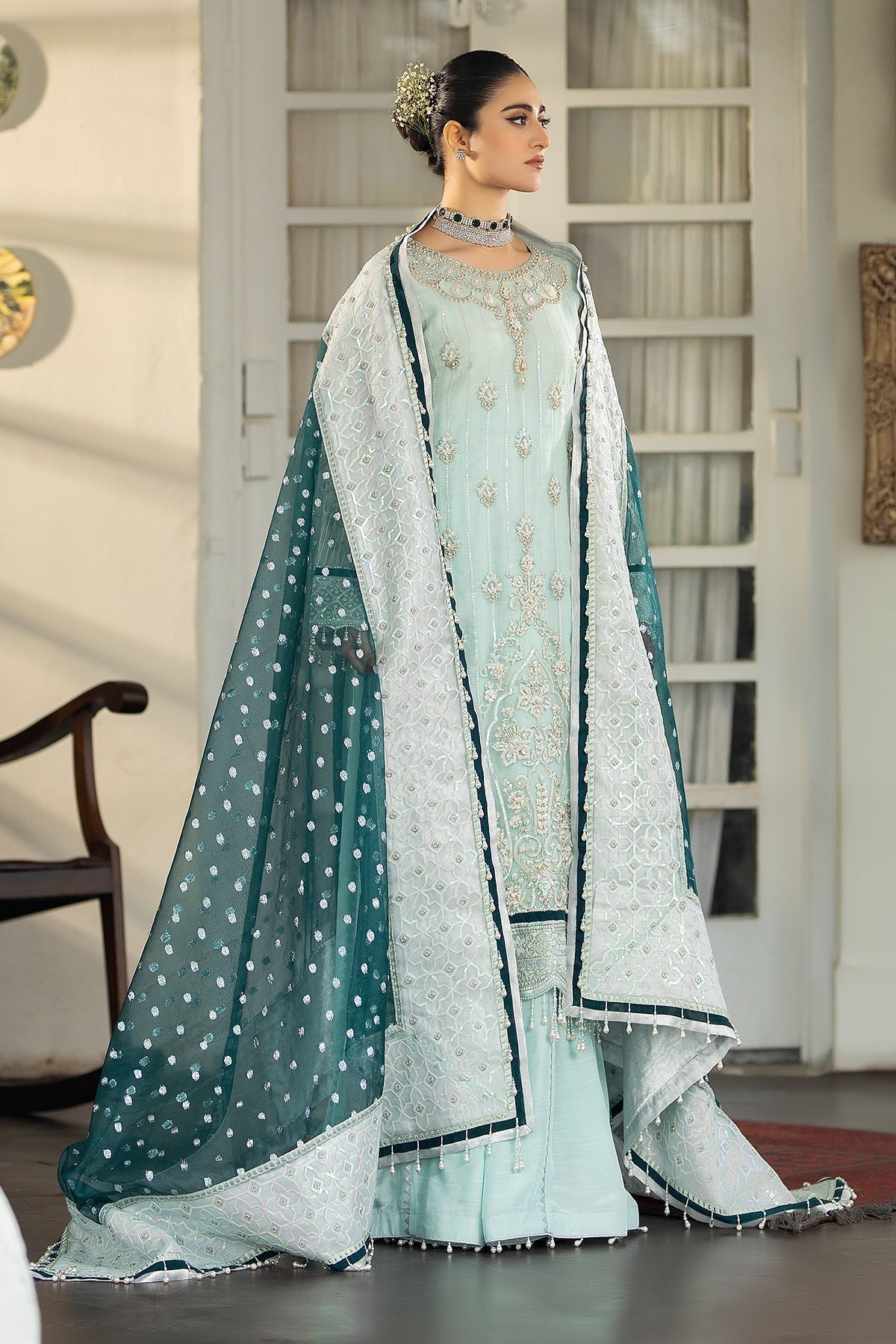 Raeesa Premium | Dehleez Formals | DL-1022 Afsaana -E- Poshak - Pakistani Designer Dress - by Raeesa Premium | Type: Formal - 100% Original at Saira Sultan
