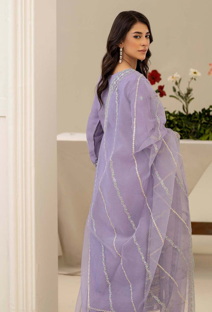 Adans Libas | Tissue De Luxe | DELUXE 444416 S Purple Gray Organza