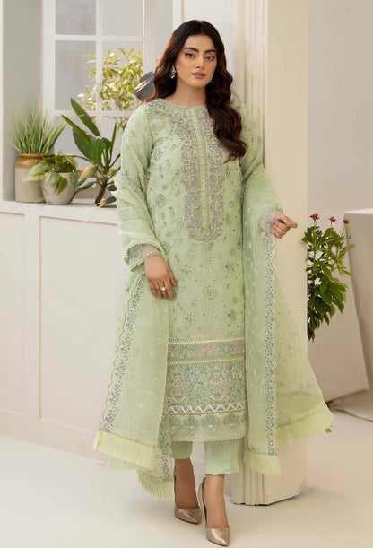 Adans Libas | Tissue De Luxe | DELUXE 444418 M Mint Green Organza