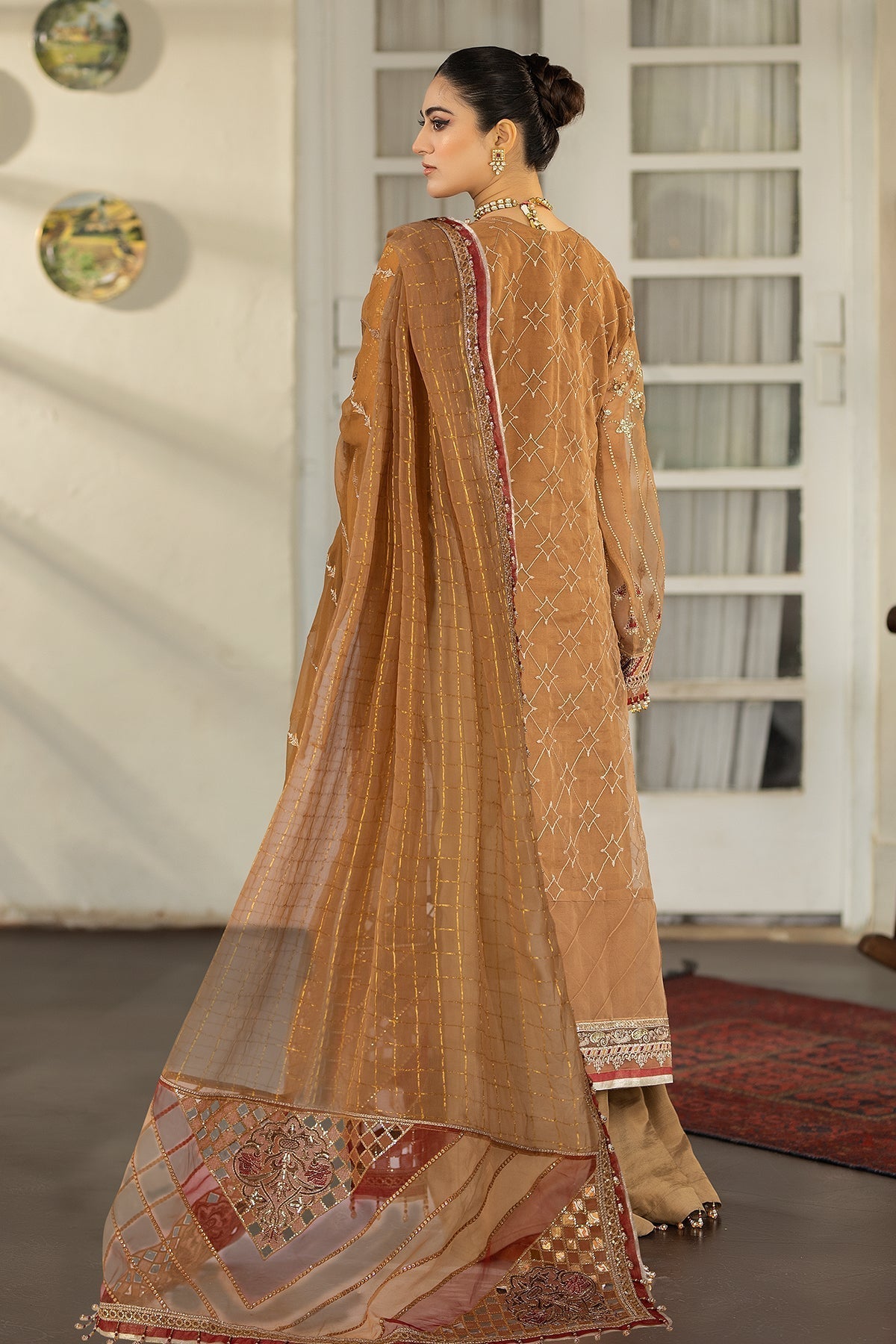 Raeesa Premium | Dehleez Formals | DL-1025 Tarz -E- Zameen - Pakistani Designer Dress - by Raeesa Premium | Type: Formal - 100% Original at Saira Sultan