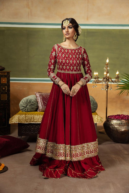 Erum Khan | Begham Jaan Bridal Formals | BULBUL - Pakistani Designer Dress - by Erum Khan | Type: Bridal - 100% Original at Saira Sultan