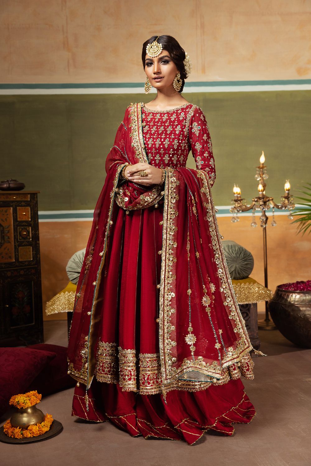 Erum Khan | Begham Jaan Bridal Formals | BULBUL - Pakistani Designer Dress - by Erum Khan | Type: Bridal - 100% Original at Saira Sultan