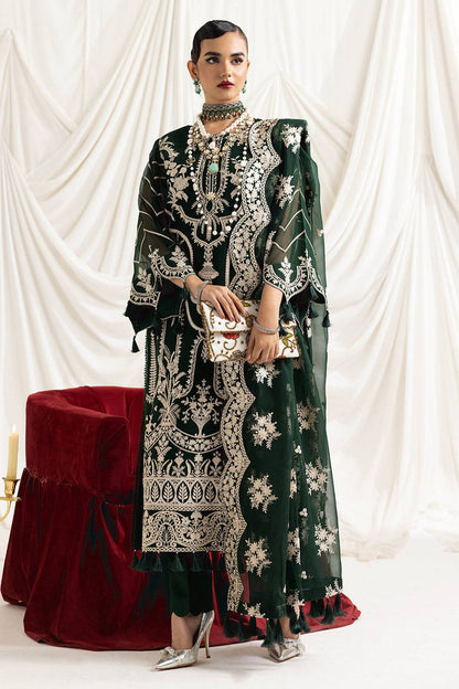 Alizeh | Formals Collection | Clara B (GREEN) - Pakistani Designer Dress - by Alizeh | Type: Formal - 100% Original at Saira Sultan