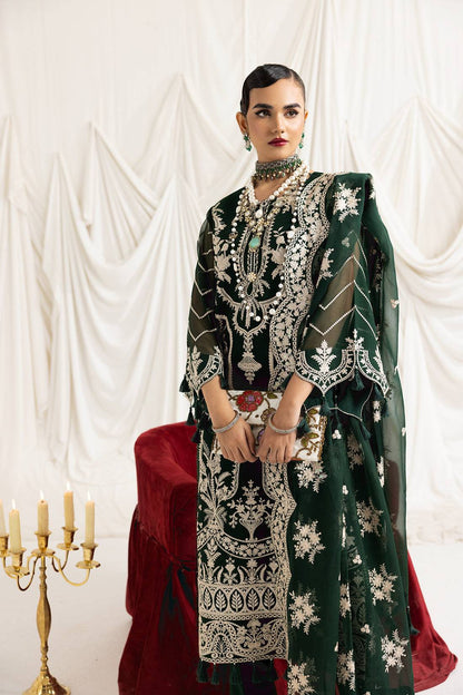 Alizeh | Formals Collection | Clara B (GREEN) - Pakistani Designer Dress - by Alizeh | Type: Formal - 100% Original at Saira Sultan