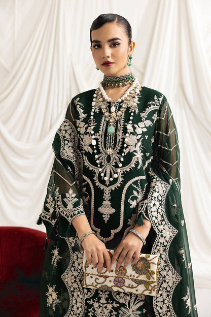 Alizeh | Formals Collection | Clara B (GREEN) - Pakistani Designer Dress - by Alizeh | Type: Formal - 100% Original at Saira Sultan