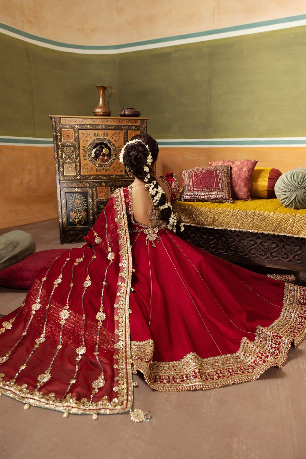 Erum Khan | Begham Jaan Bridal Formals | BULBUL - Pakistani Designer Dress - by Erum Khan | Type: Bridal - 100% Original at Saira Sultan