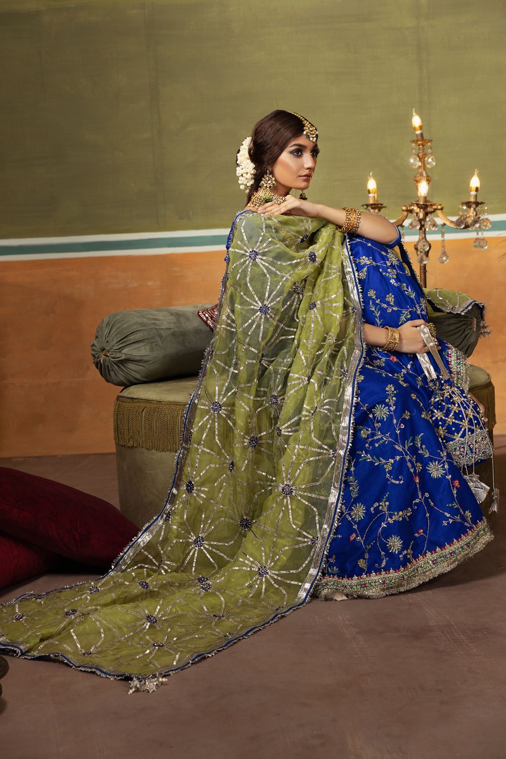 Erum Khan | Begham Jaan Bridal Formals | GULMOHAR - Pakistani Designer Dress - by Erum Khan | Type: Bridal - 100% Original at Saira Sultan