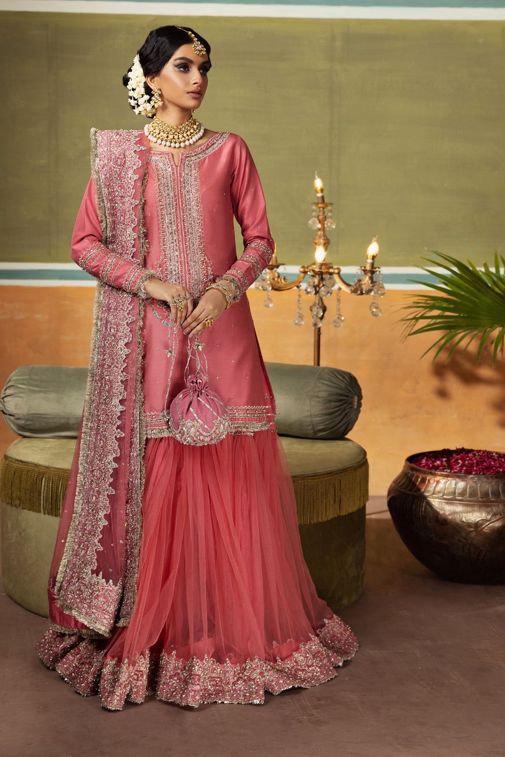 Erum Khan | Begham Jaan Bridal Formals | MOMI - Pakistani Designer Dress - by Erum Khan | Type: Bridal - 100% Original at Saira Sultan