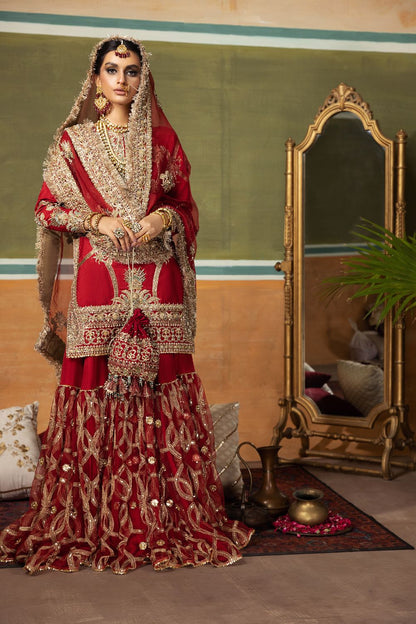 Erum Khan | Begham Jaan Bridal Formals | AMAR - Pakistani Designer Dress - by Erum Khan | Type: Bridal - 100% Original at Saira Sultan