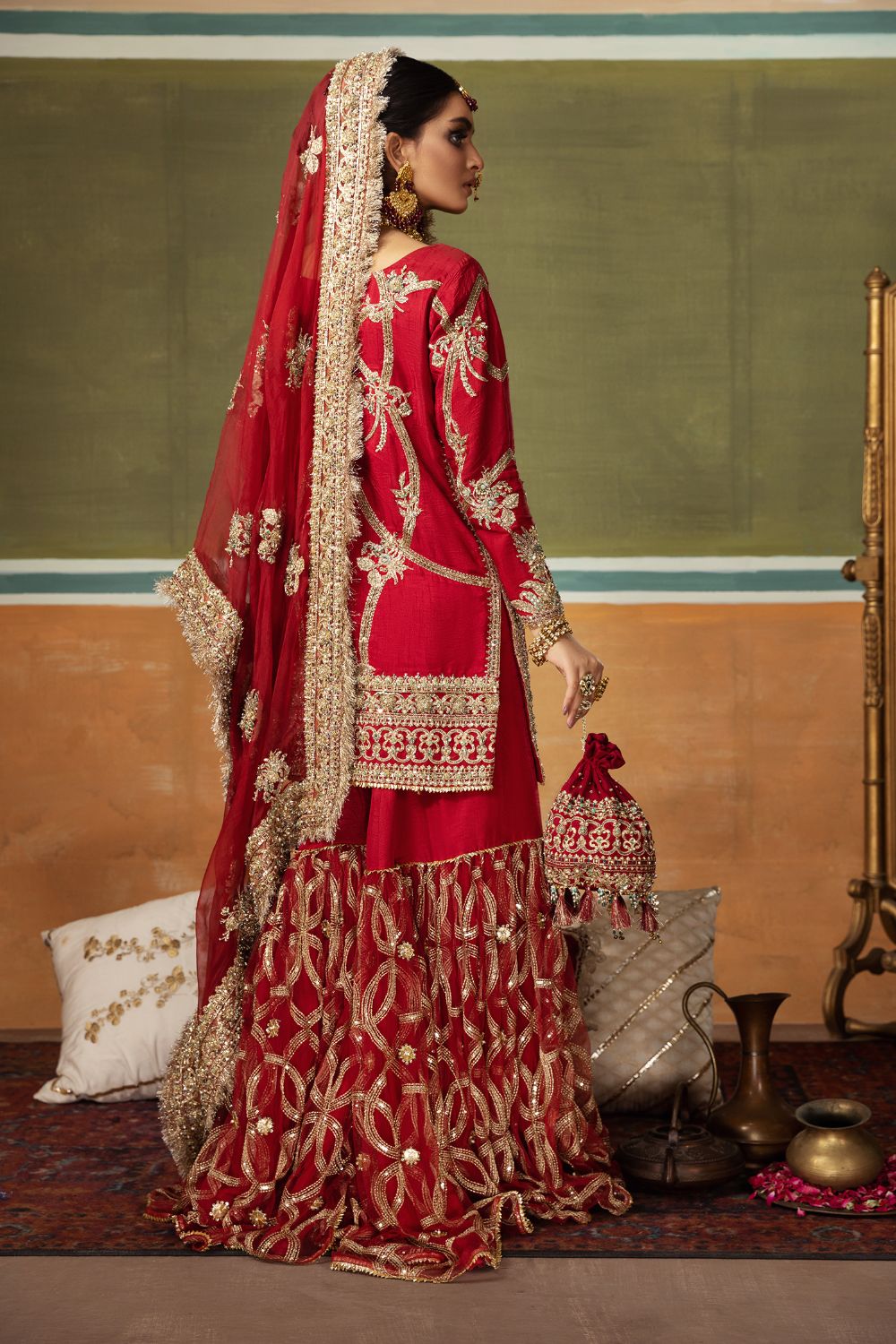 Erum Khan | Begham Jaan Bridal Formals | AMAR - Pakistani Designer Dress - by Erum Khan | Type: Bridal - 100% Original at Saira Sultan