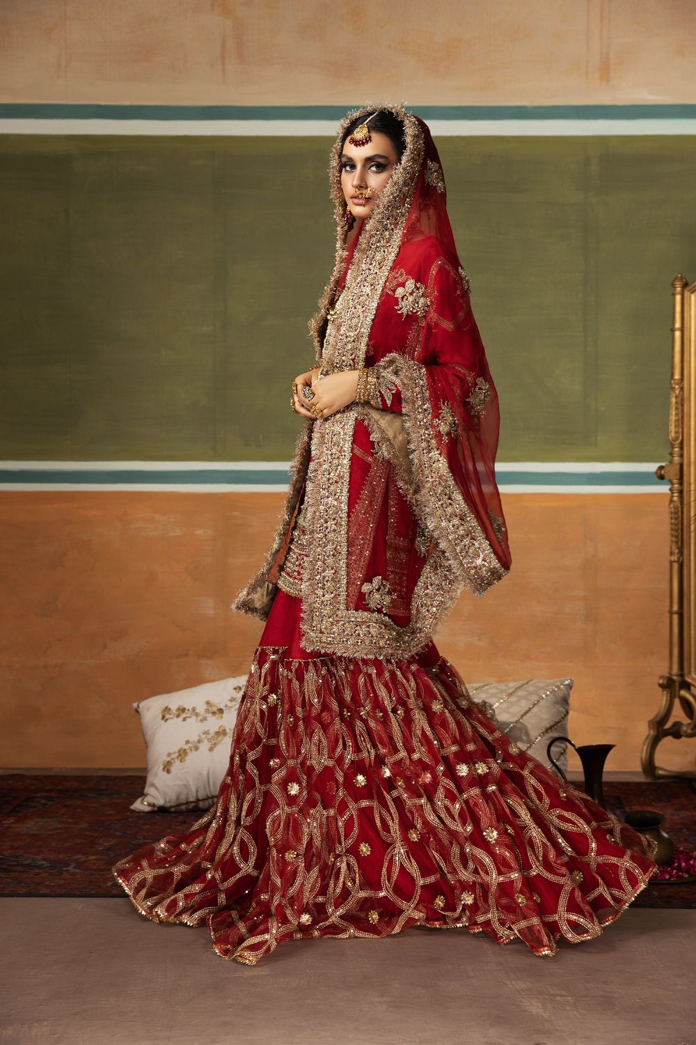 Erum Khan | Begham Jaan Bridal Formals | AMAR - Pakistani Designer Dress - by Erum Khan | Type: Bridal - 100% Original at Saira Sultan
