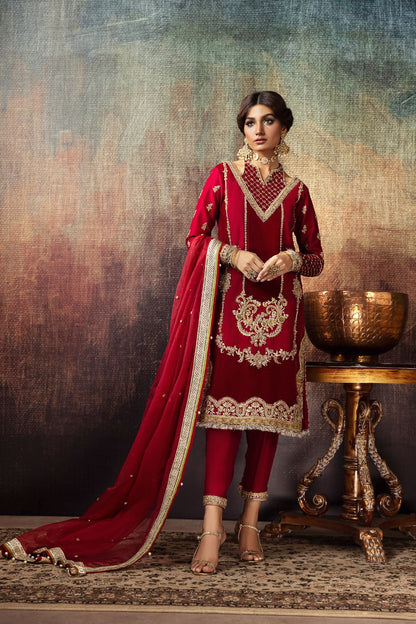 Erum Khan | Begham Jaan Bridal Formals | MALA - Pakistani Designer Dress - by Erum Khan | Type: Bridal - 100% Original at Saira Sultan
