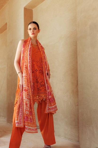 Noor By Saadia Asad | Eid Handwork Laserkari Lawn 24 | D11 - Pakistani Designer Dress - by Noor by Saadia Asad | Type: Luxury - 100% Original at Saira Sultan