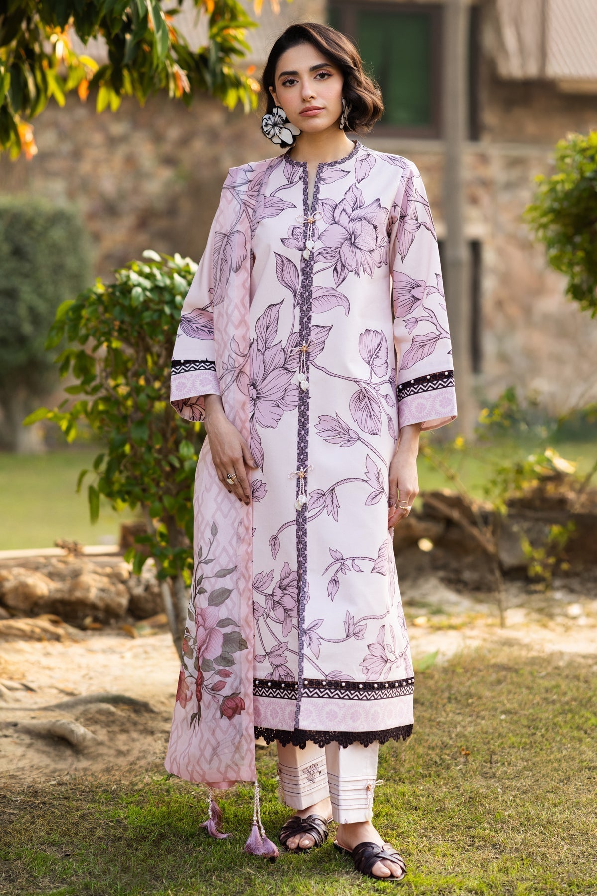 Alizeh | Sheen Lawn Prints 25 | AF-PL-6036-Rafaello XS Lilac Lawn