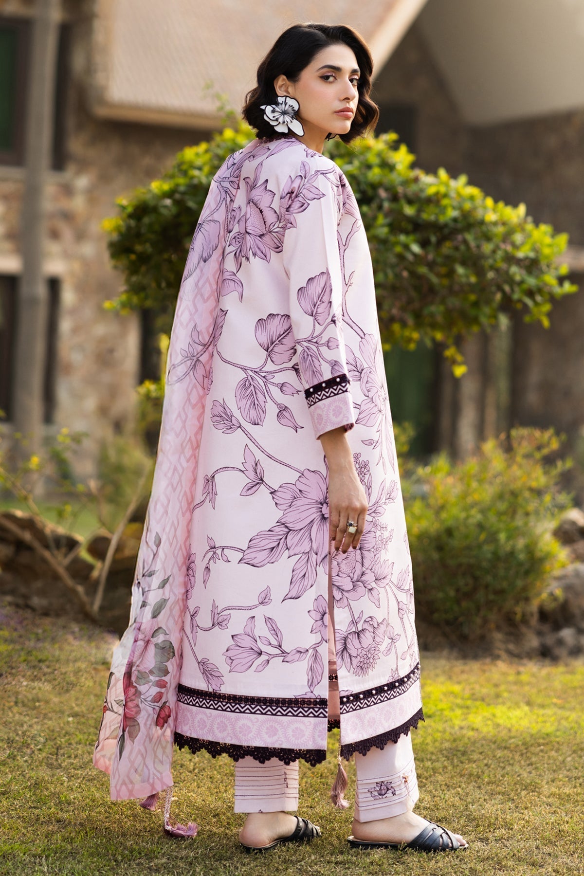 Alizeh | Sheen Lawn Prints 25 | AF-PL-6036-Rafaello S Lilac Lawn