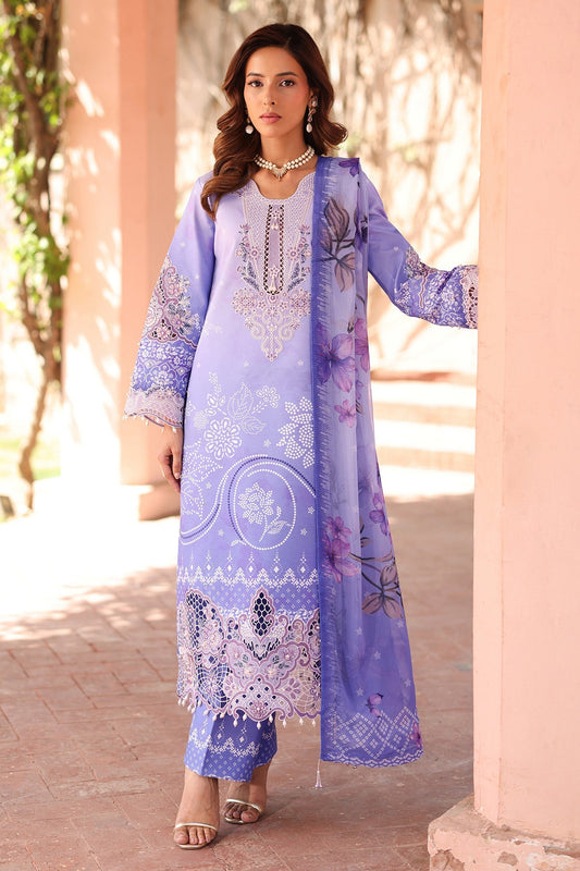 Alizeh | Embroidered Printed Festive Edit 25 | AF-EPL-7032-RHEA XS Lavender Lawn
