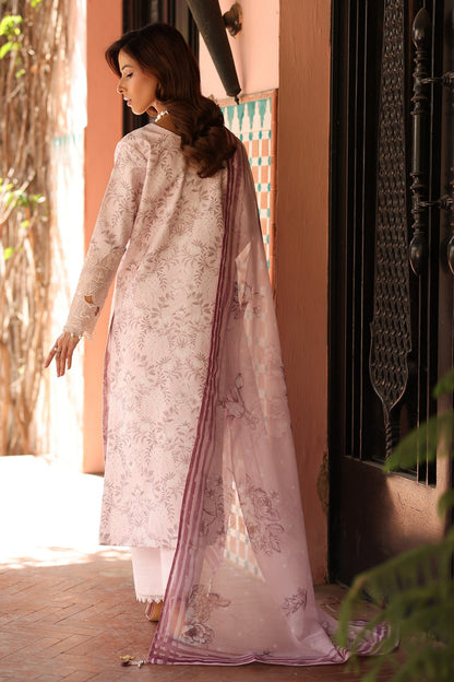 Alizeh | Embroidered Printed Festive Edit 25 | AF-EPL-7040-ARUNA S Lawn Light Pink
