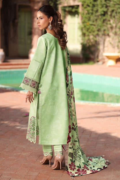 Alizeh | Embroidered Printed Festive Edit 25 | AF-EPL-7034-NUMA S Pastel Mint Lawn