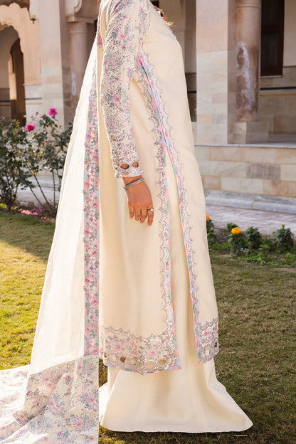 Saad Shaikh | Jahan Festive Collection | HOOR Custom Size Cream Raw Silk