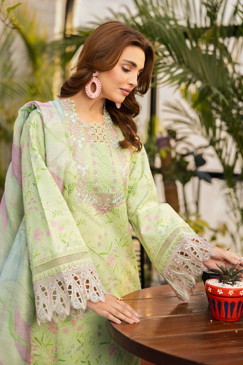 Rangrasiya | Lifestyle Summer Edit 25 | Rosemary XL Parrot Green Lawn