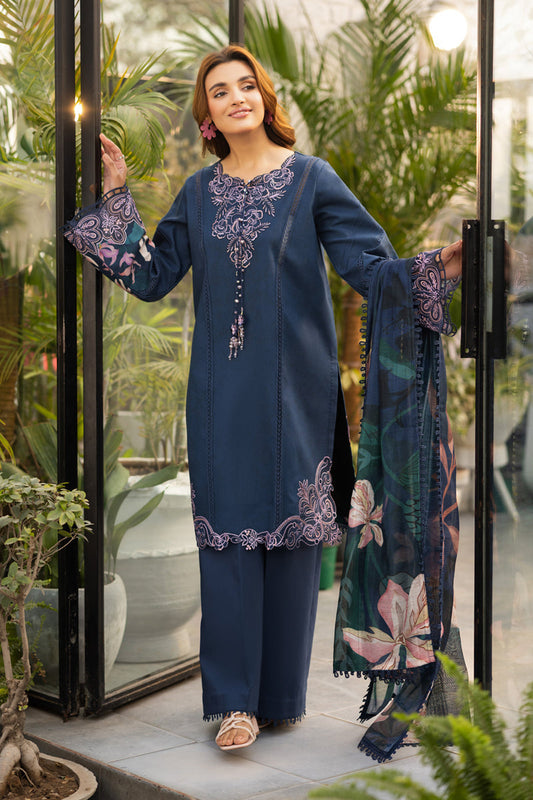 Rangrasiya | Lifestyle Summer Edit 25 | Luna XS Navy Blue Lawn