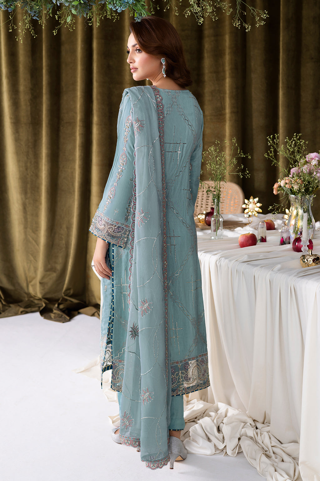 Ramsha | Aangan Luxury Raw silk | AA-109 by Ramsha - Designer Dress - Type : Ladies Clothes - Available at Saira Sultan - 100% Original 