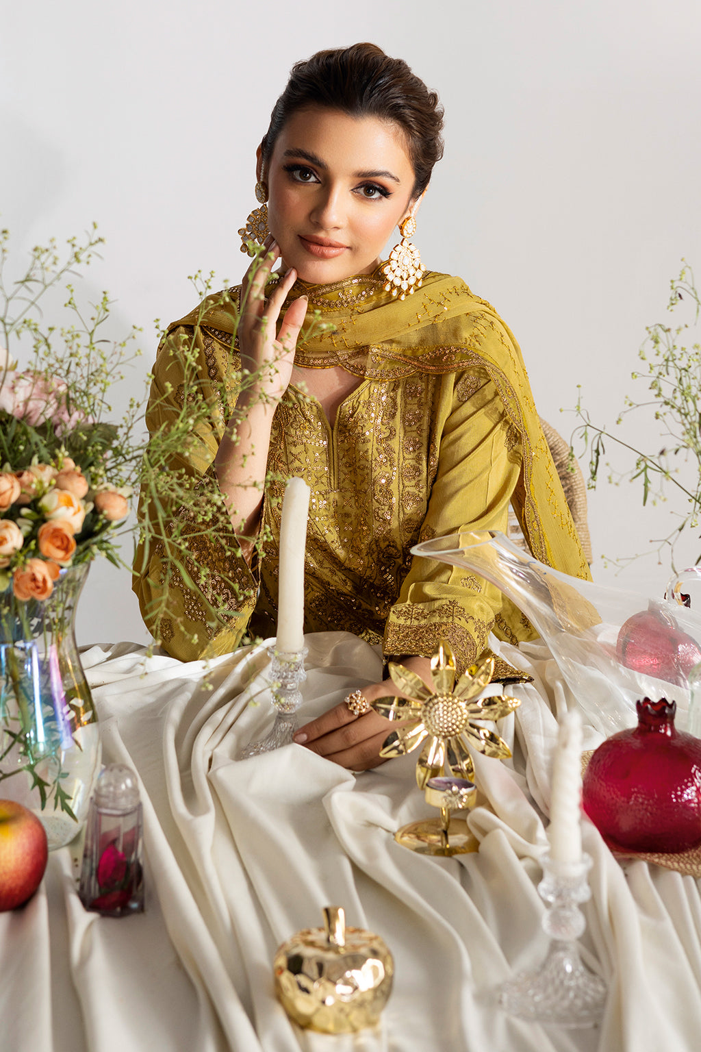Ramsha | Aangan Luxury Raw silk | AA-102 by Ramsha - Designer Dress - Type : Ladies Clothes - Available at Saira Sultan - 100% Original 
