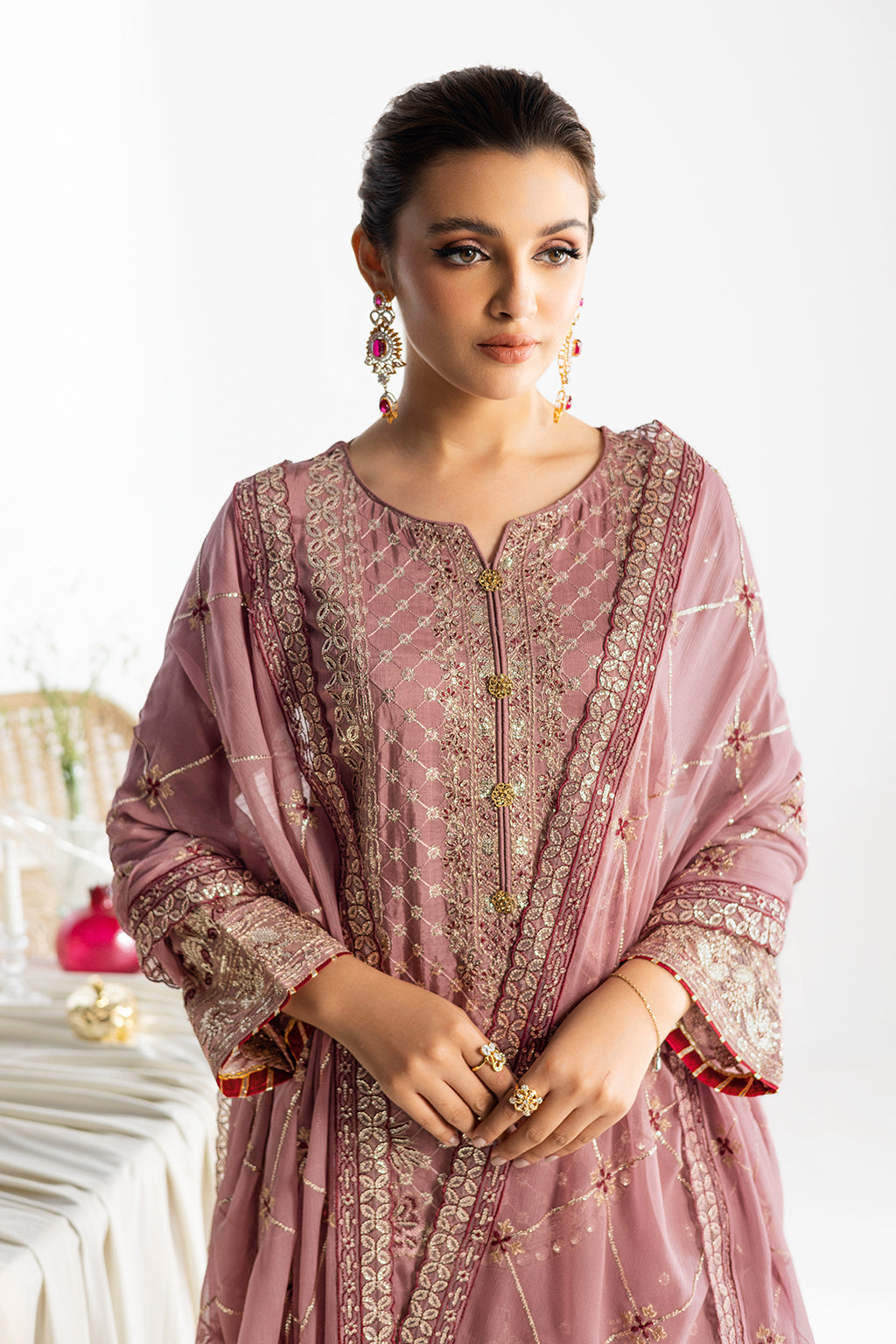 Ramsha | Aangan Luxury Raw silk | AA-104 by Ramsha - Designer Dress - Type : Ladies Clothes - Available at Saira Sultan - 100% Original 