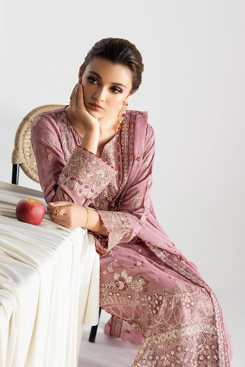 Ramsha | Aangan Luxury Raw silk | AA-104 by Ramsha - Designer Dress - Type : Ladies Clothes - Available at Saira Sultan - 100% Original 
