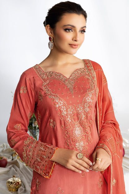 Ramsha | Aangan Luxury Raw silk | AA-205 by Ramsha - Designer Dress - Type : Ladies Clothes - Available at Saira Sultan - 100% Original 