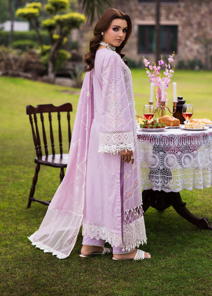 Paras by Pasha | Bloom and Beyond | Orchid Bloom S Lilac Chikankari