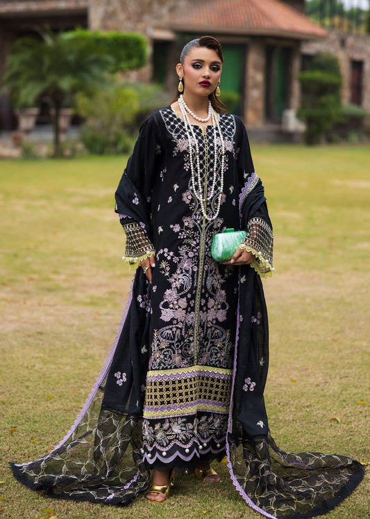 Paras by Pasha | Bloom and Beyond | Evening Bloom XS Black Lawn