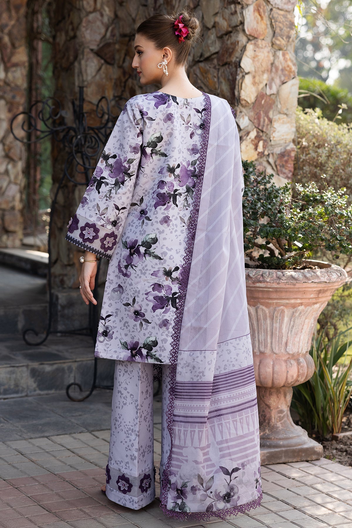 Alizeh | Sheen Lawn Prints 25 | AF-PL-6041-Maylan S Lilac Lawn