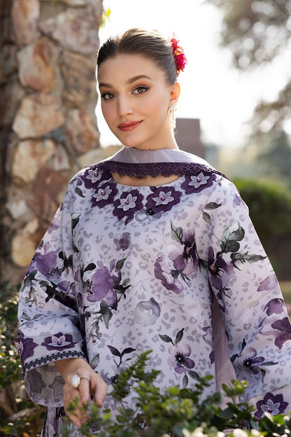Alizeh | Sheen Lawn Prints 25 | AF-PL-6041-Maylan M Lilac Lawn